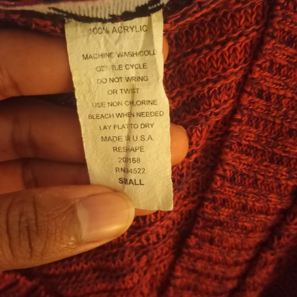 Say What V-Neck Sweater Blouse - Picture 4 of 4